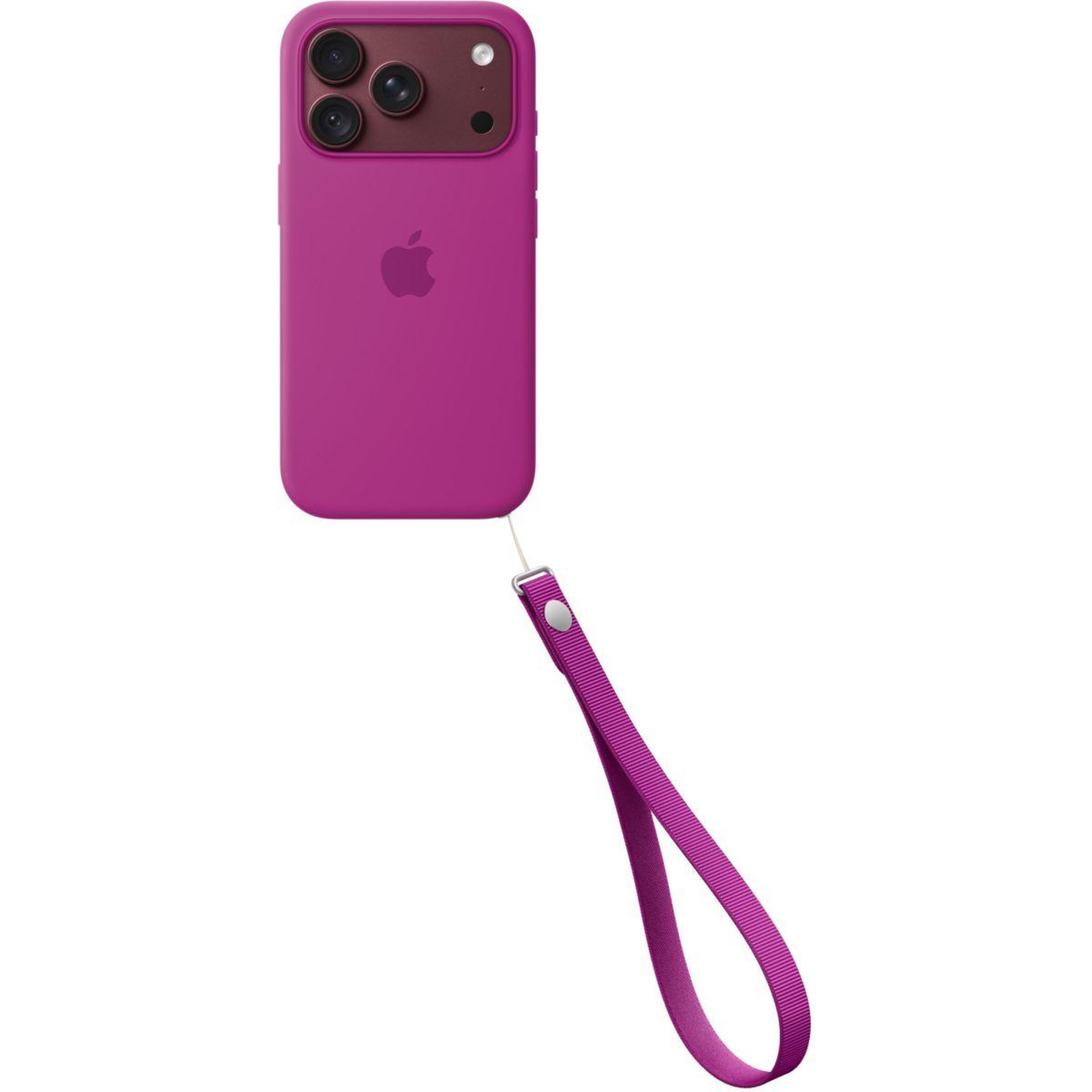 Voir la diapositive 2 : APPLE Cordon téléphone Dragonne Magenta