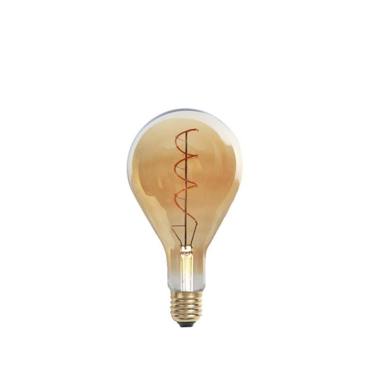 Ampoule led ambrée filament forme goutte lumière chaude E27, Ampoules