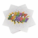 Paris Prix Lot de 20 Serviettes en Papier  Comics  33x33cm Blanc