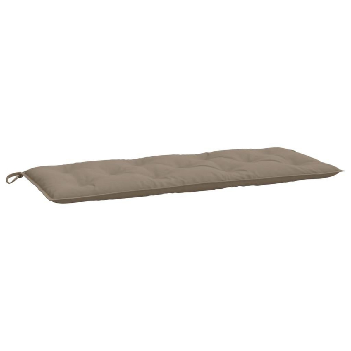 VIDAXL Coussins de banc jardin lot de 2 taupe 120x50x7 cm tissu Oxford