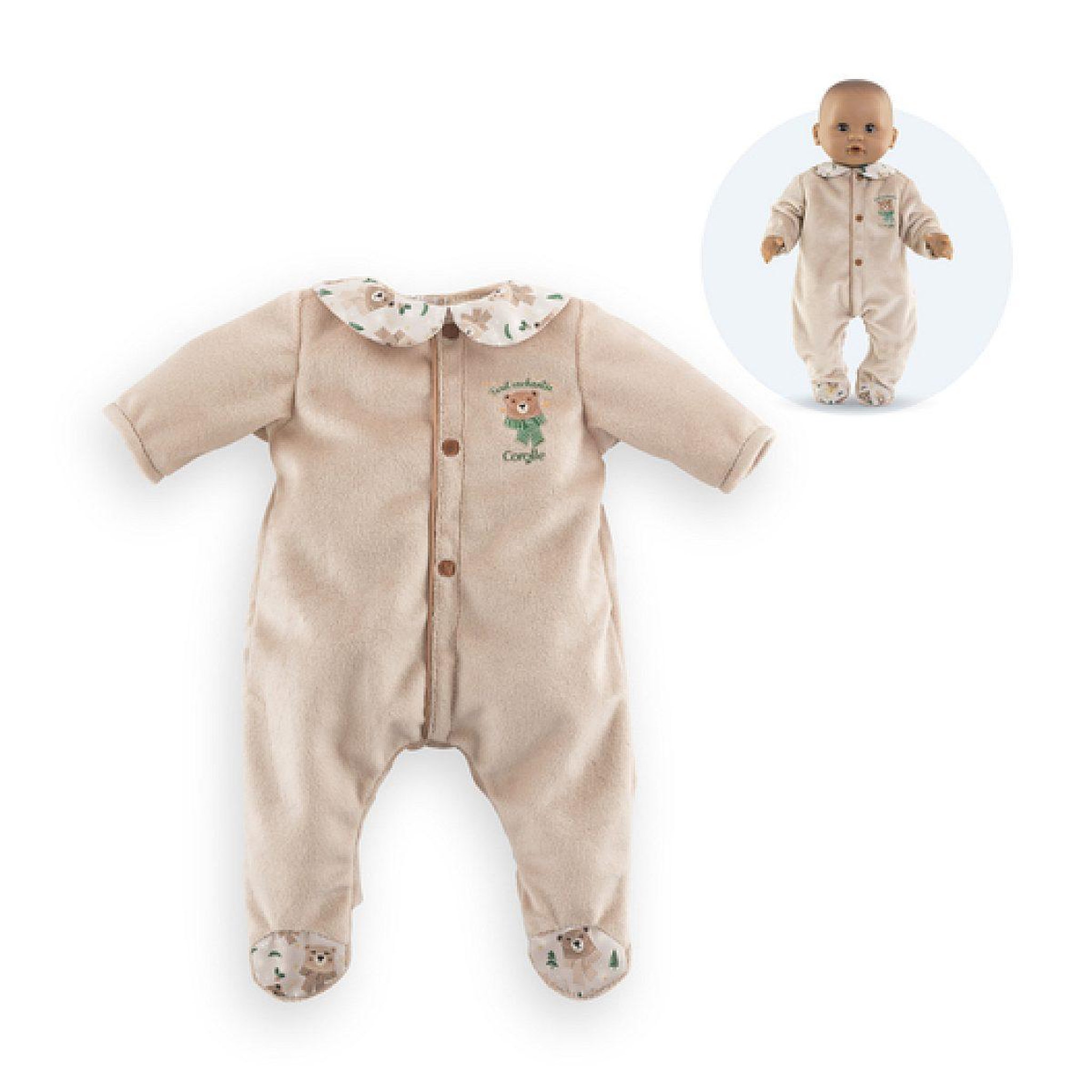 Voir la diapositive 2 : Corolle Bb30 pyjama foret enchantee