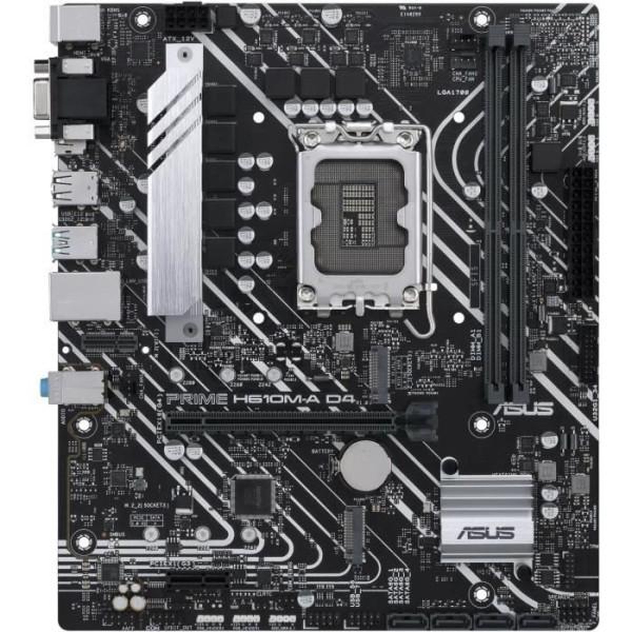 Voir la diapositive 2 : ASUS Carte mere - ASUS - PRIME H610M-A D4-CSM - LGA 1700 - DDR4 - micro ATX