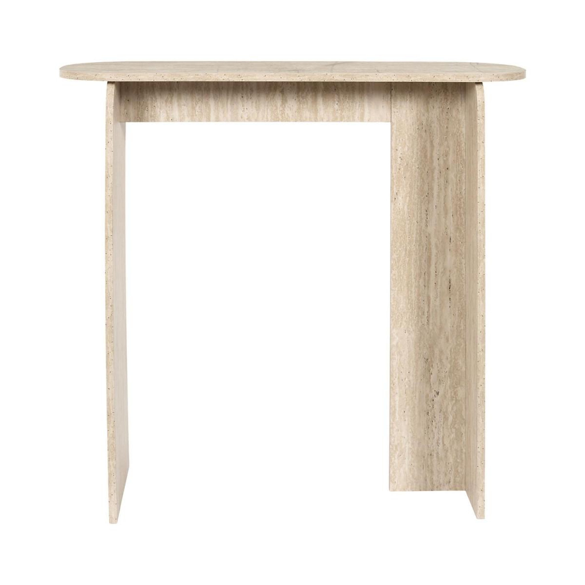 Voir la diapositive 2 : The Home Deco Factory Console design  pietra  90cm beige