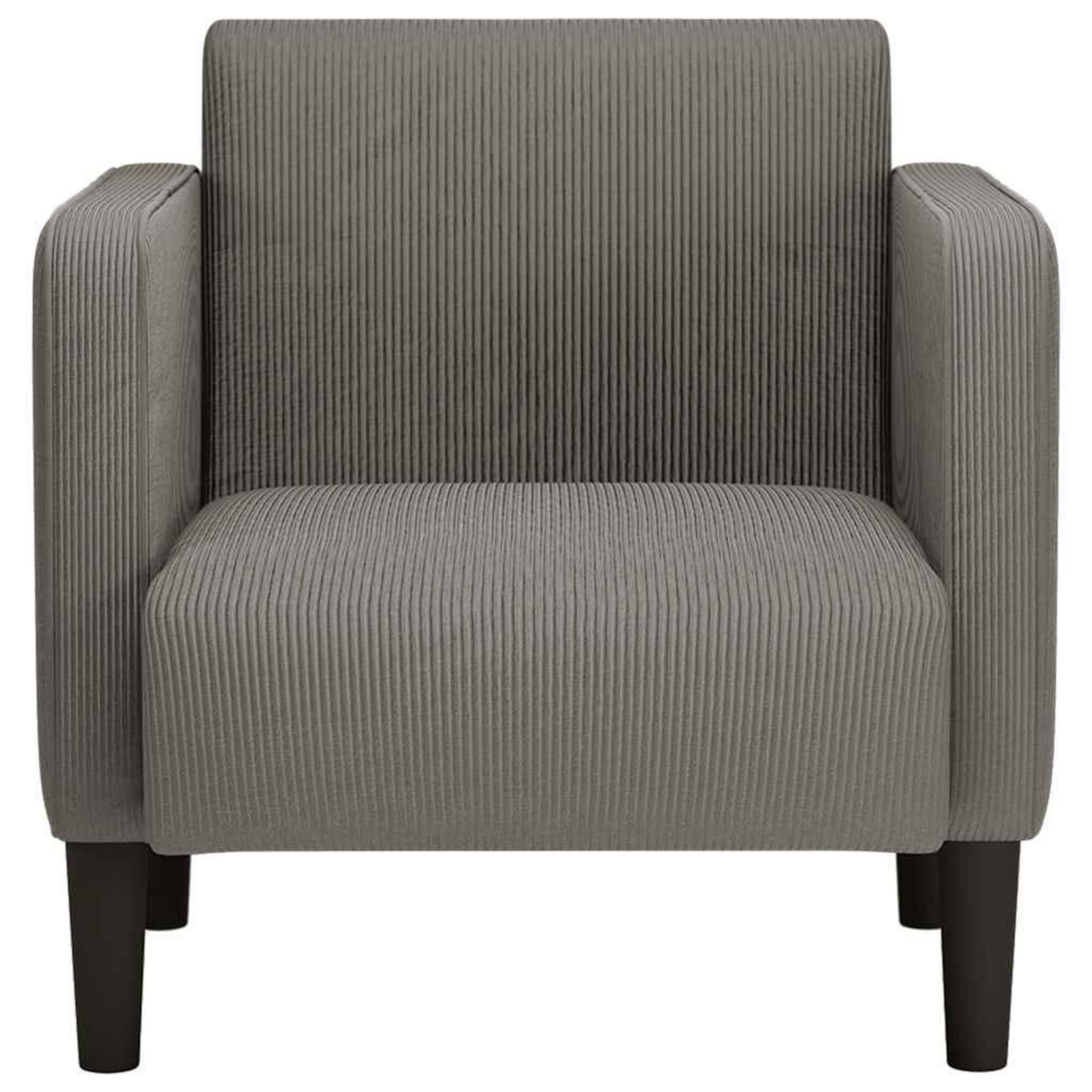 Voir la diapositive 3 : VIDAXL Canape-chaise accoudoirs gris clair 54 cm tissu velours cotele