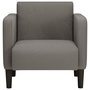 Voir la diapositive 3 : VIDAXL Canape-chaise accoudoirs gris clair 54 cm tissu velours cotele