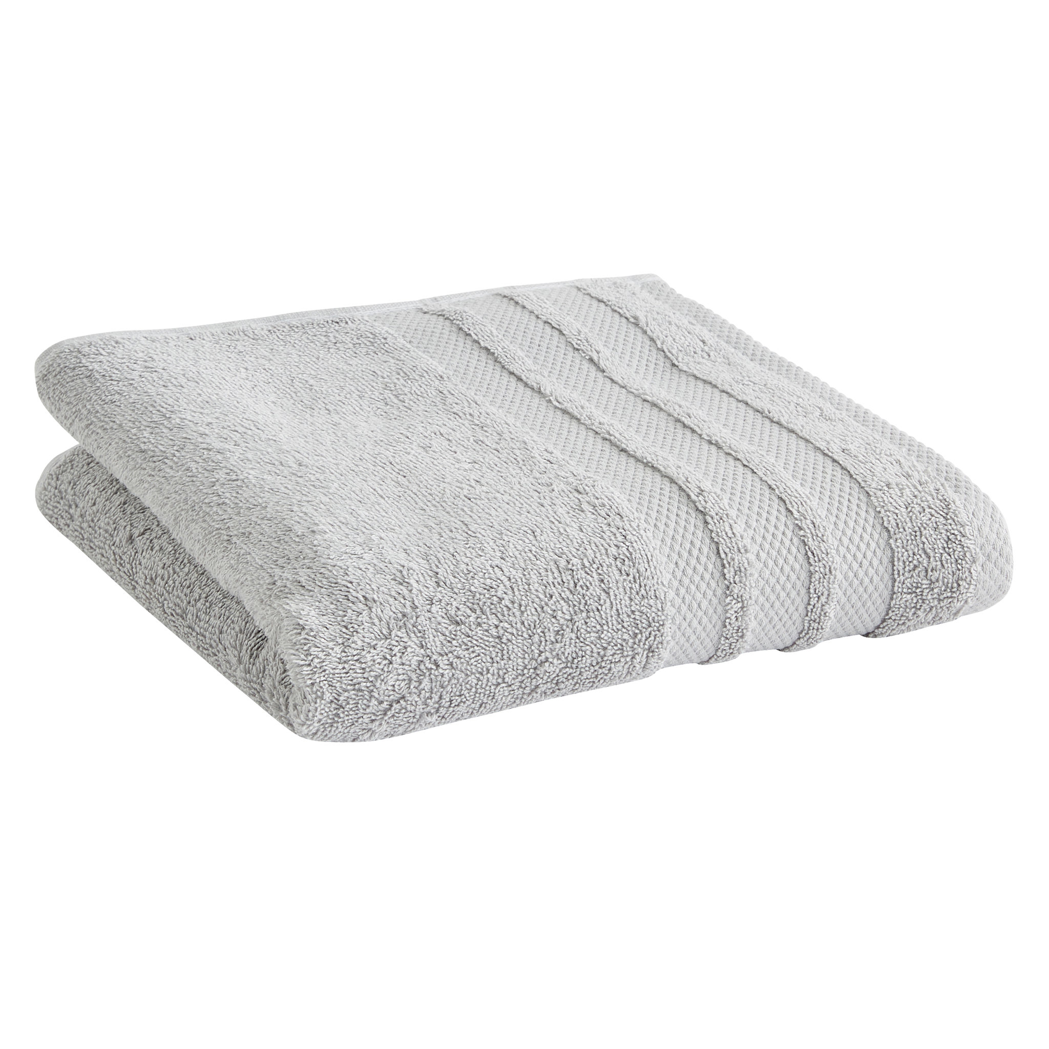 Voir la diapositive 1 : ACTUEL Serviette invité unie en coton 500 g/m²