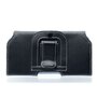 amahousse Etui ceinture cuir pour Apple iPhone 12 Mini noir avec crochet métal