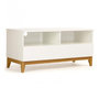Voir la diapositive 1 : Paris Prix Meuble TV Design  Blanco  120cm Blanc