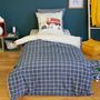 Voir la diapositive 2 : COTE DECO Housse de couette 140x200 + 1 taie FLAMMECHE