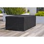 Voir la diapositive 1 : DCB GARDEN Housse de protection noir pour table