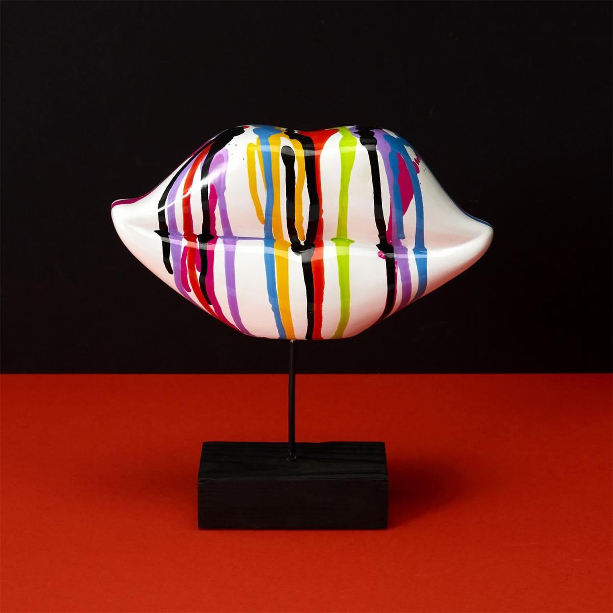 Voir la diapositive 6 : The Home Deco Factory Décoration à poser  bouche  20cm multicolore