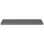 Voir la diapositive 5 : VIDAXL Etagere murale flottante 4 pcs Gris brillant 90x23,5x3,8 cm MDF
