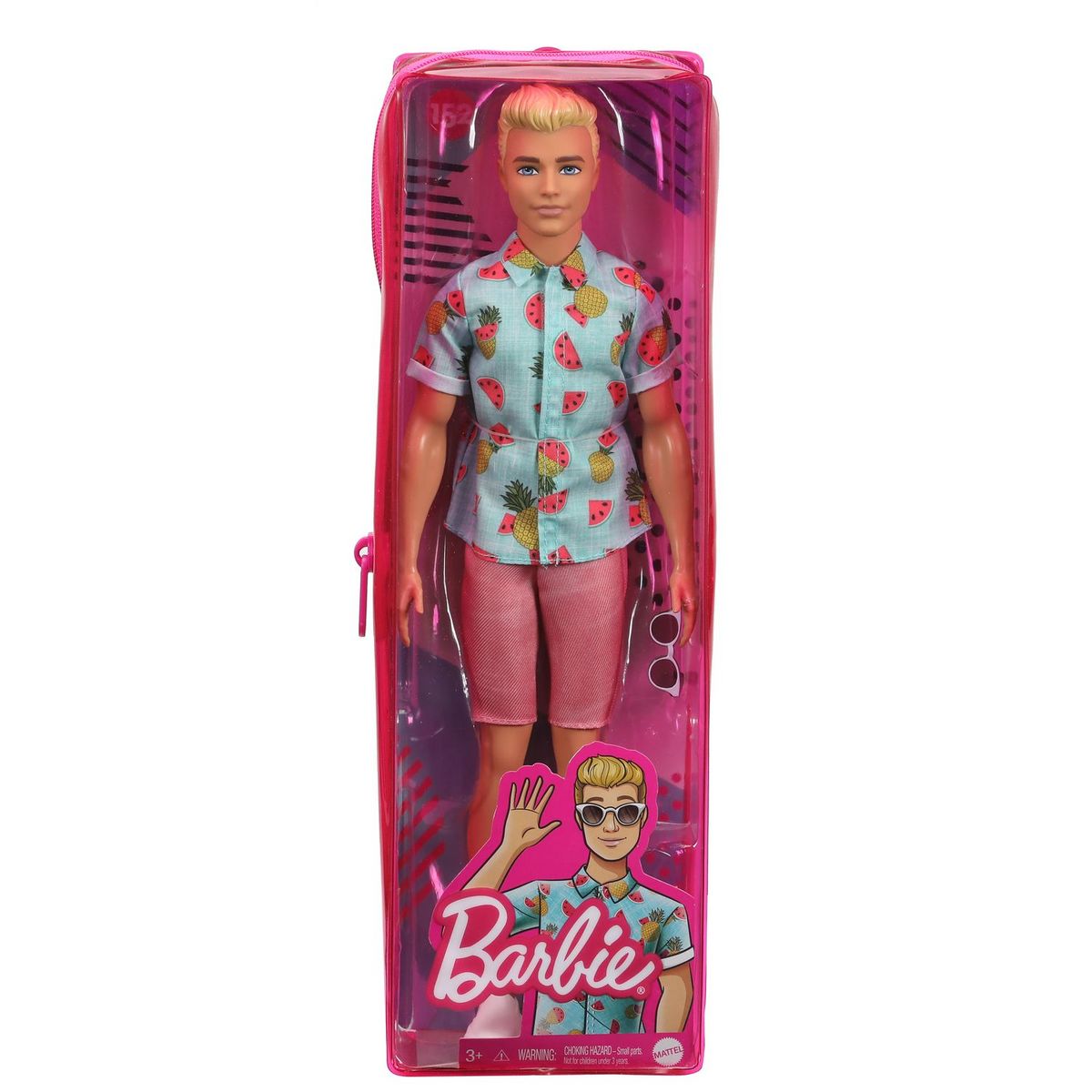 BARBIE Poupée Ken Fashionistas chemise imprimé fruits