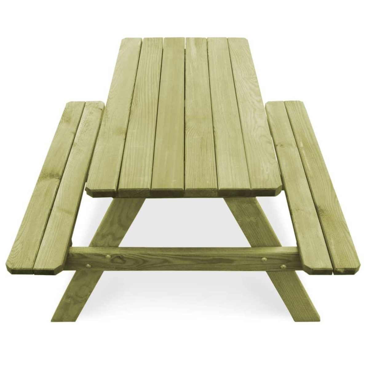VIDAXL Table de pique-nique pour enfants avec bancs Pinede impregnee