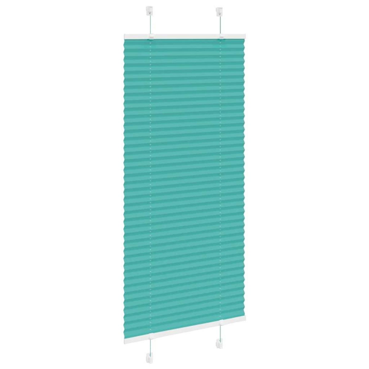 VIDAXL Store plisse vert petrole 55x150 cm largeur du tissu 54,4 cm