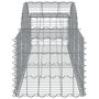 Voir la diapositive 5 : VIDAXL Paniers a gabions arques 30 pcs 200x50x40/60 cm fer galvanise