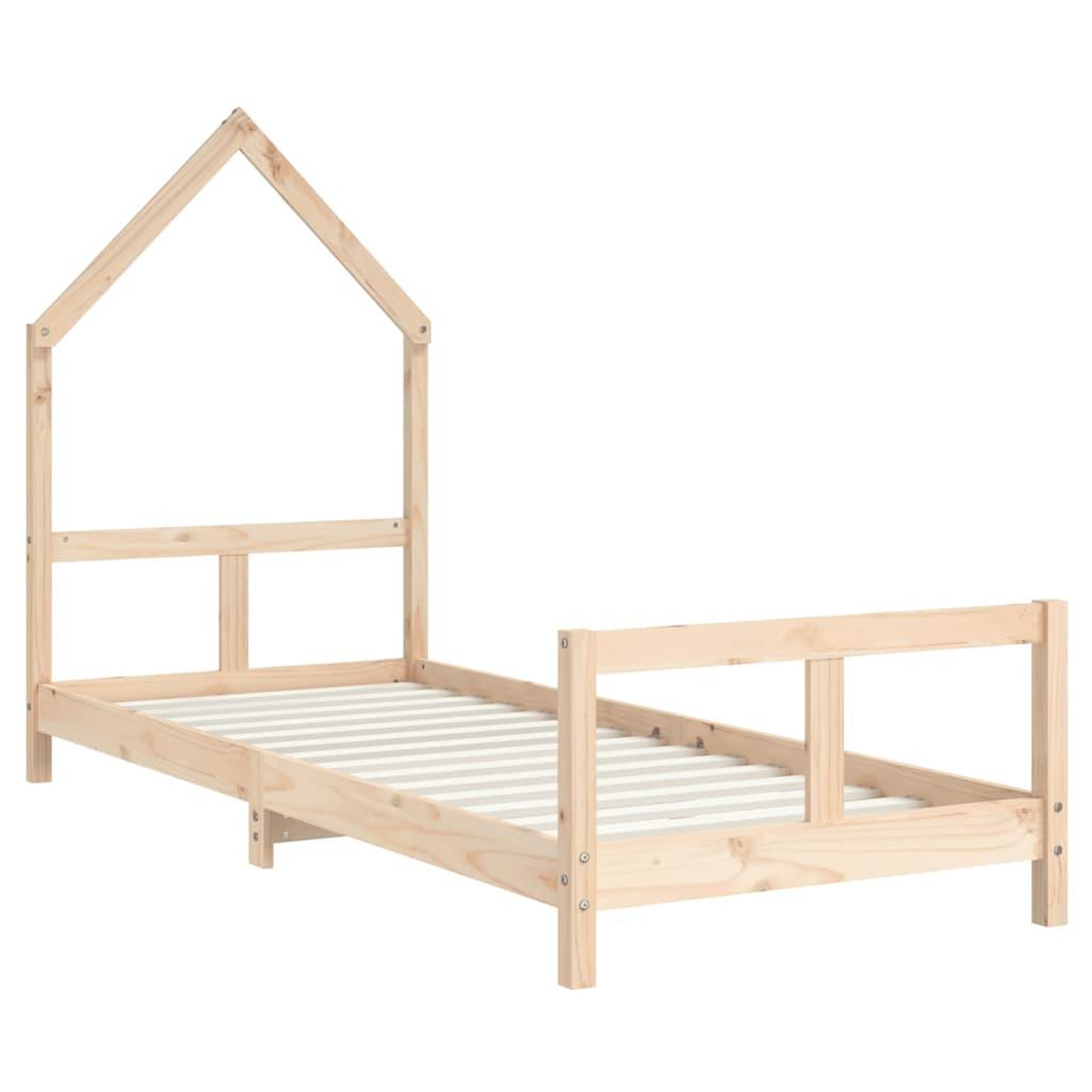 Voir la diapositive 3 : VIDAXL Cadre de lit pour enfants 80x200 cm bois de pin massif