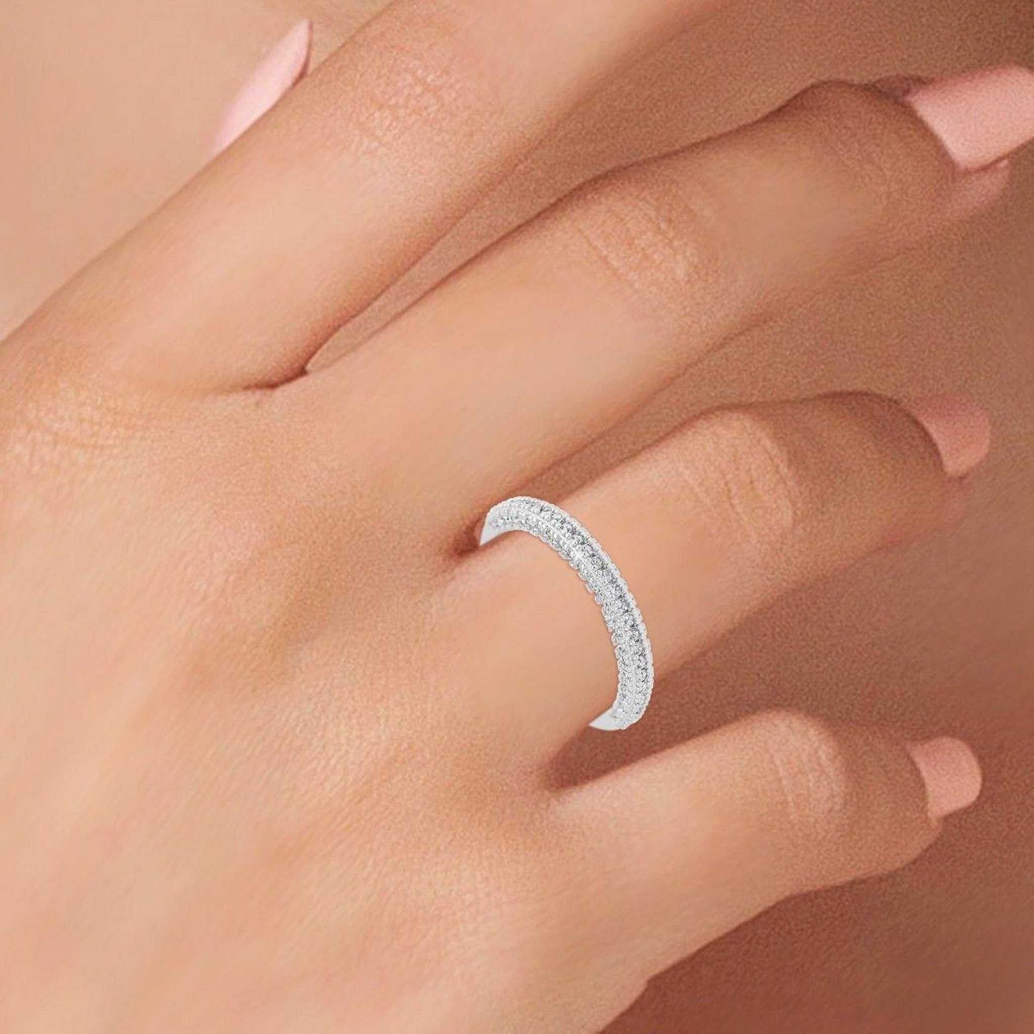 Voir la diapositive 2 : SC CRYSTAL Bague taille 56 SC Crystal ornée de Cristaux scintillants