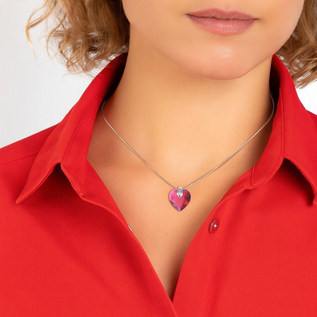 SC CRYSTAL Collier coeur par SC Crystal®