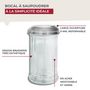 Voir la diapositive 4 : Fackelmann Saupoudreuse en verre et couvercle inox 14 cm Fackelmann Basic