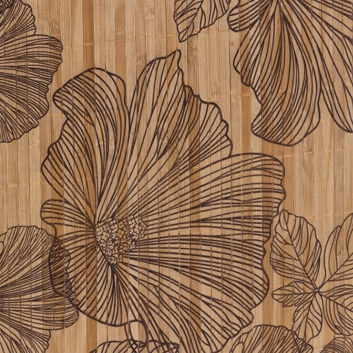 ATMOSPHERA Panier à linge bambou Blackflora