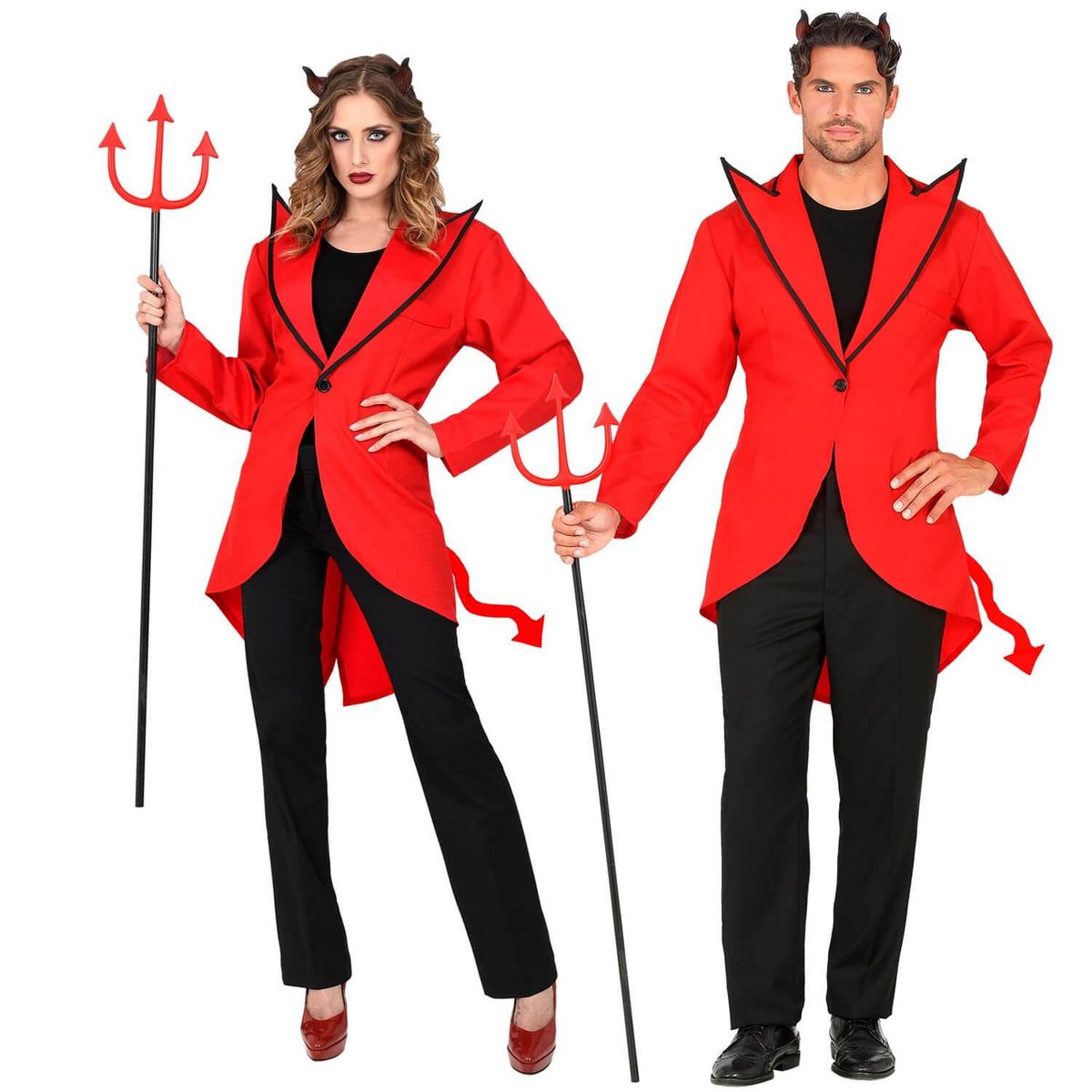 WIDMANN Déguisement Manteau de diable - Adulte - S