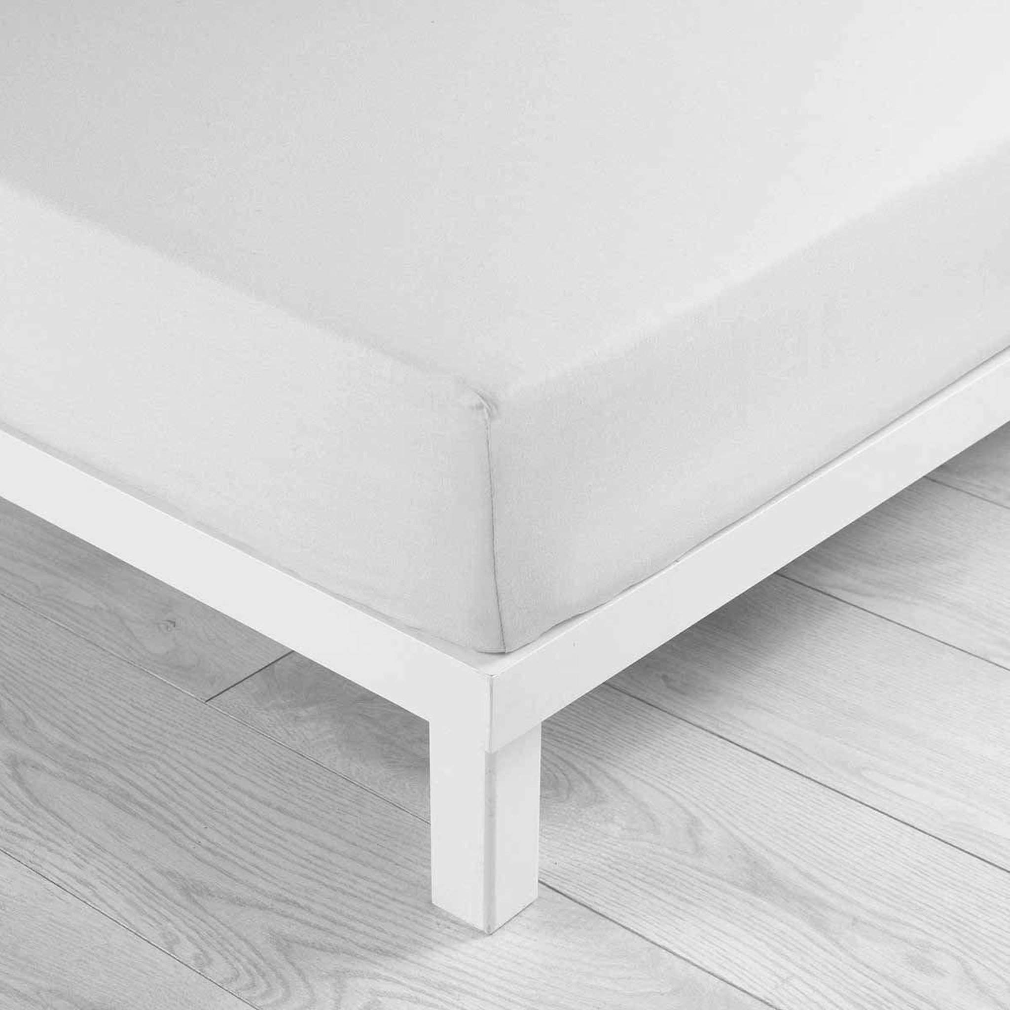 Voir la diapositive 3 : Douceur d'Intérieur Drap housse microfibre  oscar  90x190cm blanc