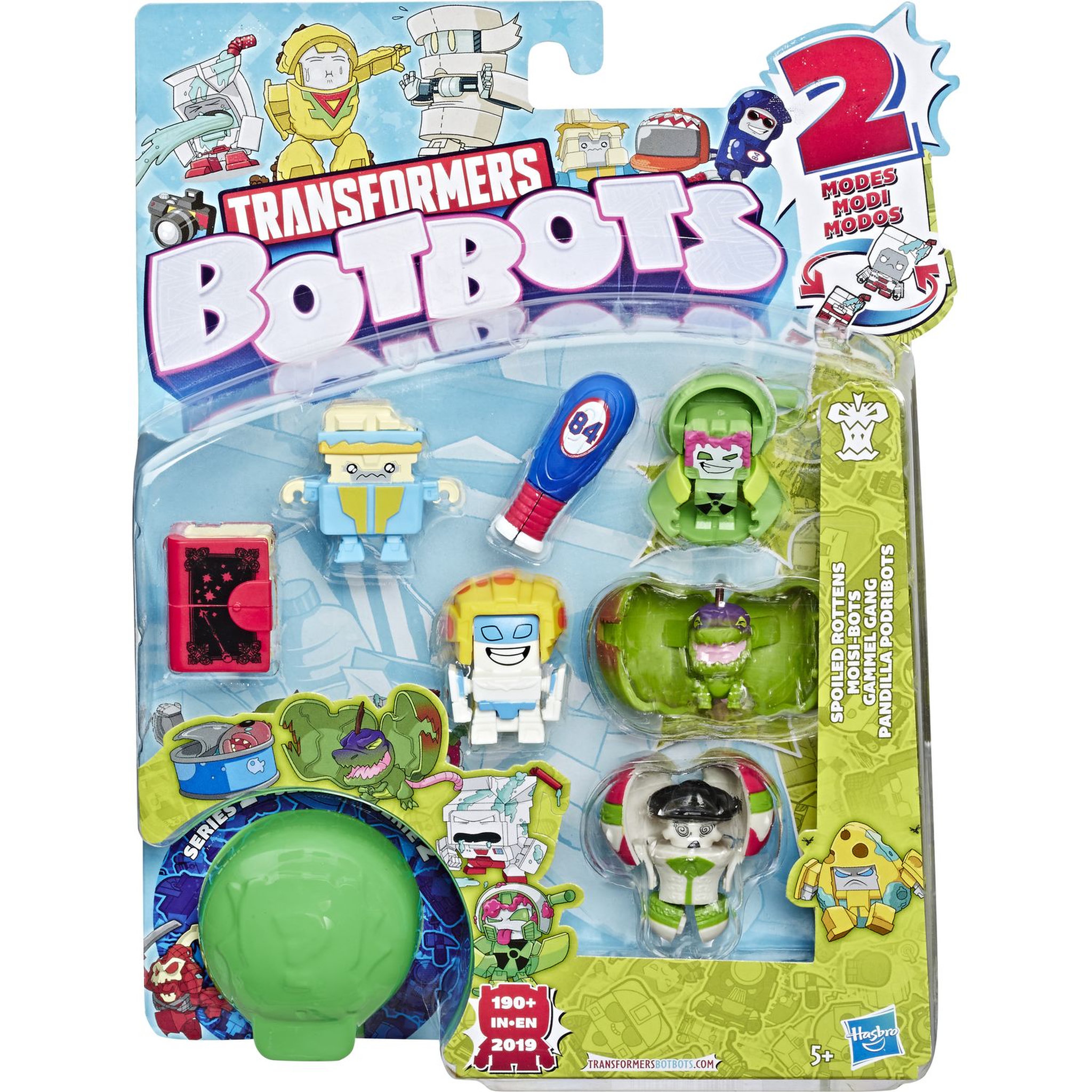 Voir la diapositive 1 : HASBRO Pack 8 figurines Transformers botbots 