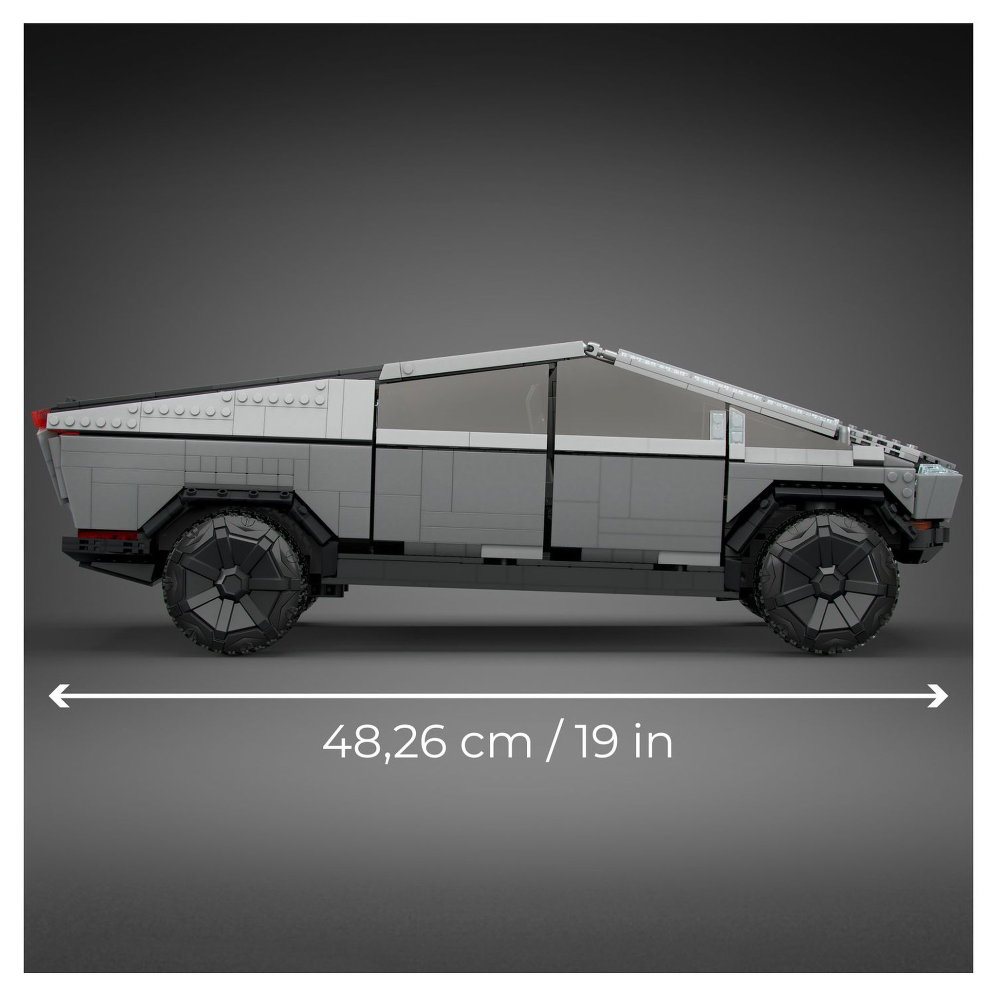 Voir la diapositive 5 : MEGA Mega Construx - Coffret Cybertruck Tesla à construire