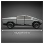 Voir la diapositive 5 : MEGA Mega Construx - Coffret Cybertruck Tesla à construire