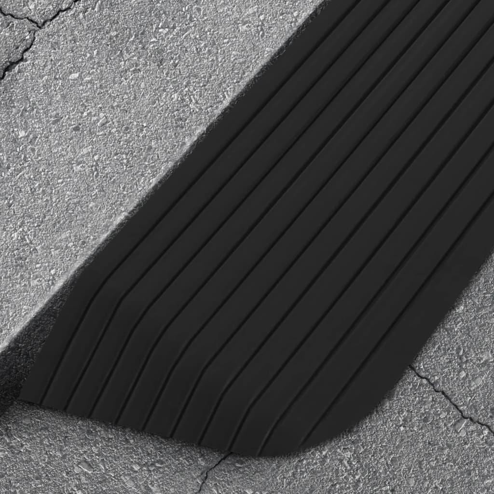 VIDAXL Rampe de seuil 110x32x3,8 cm Caoutchouc