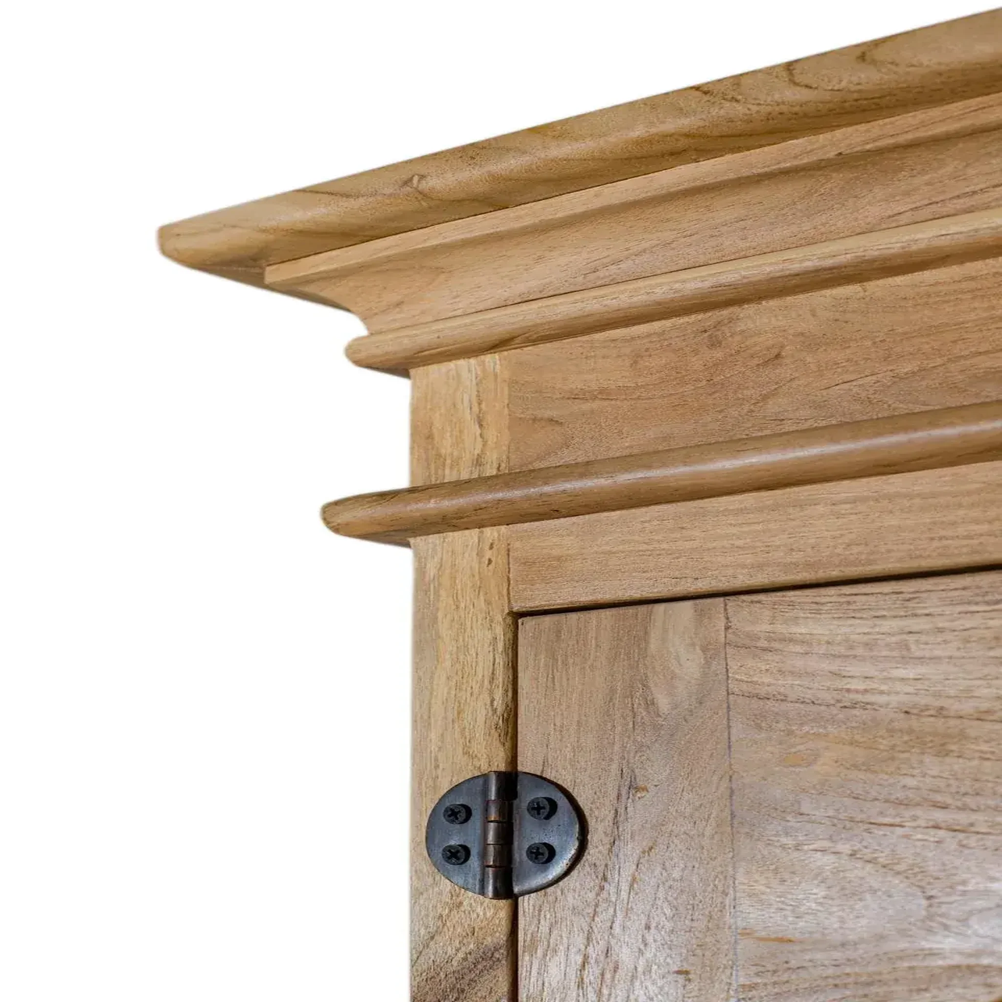 Voir la diapositive 6 : GINER Y COLOMER SL Vitrine en bois de teck 130 cm style rustique