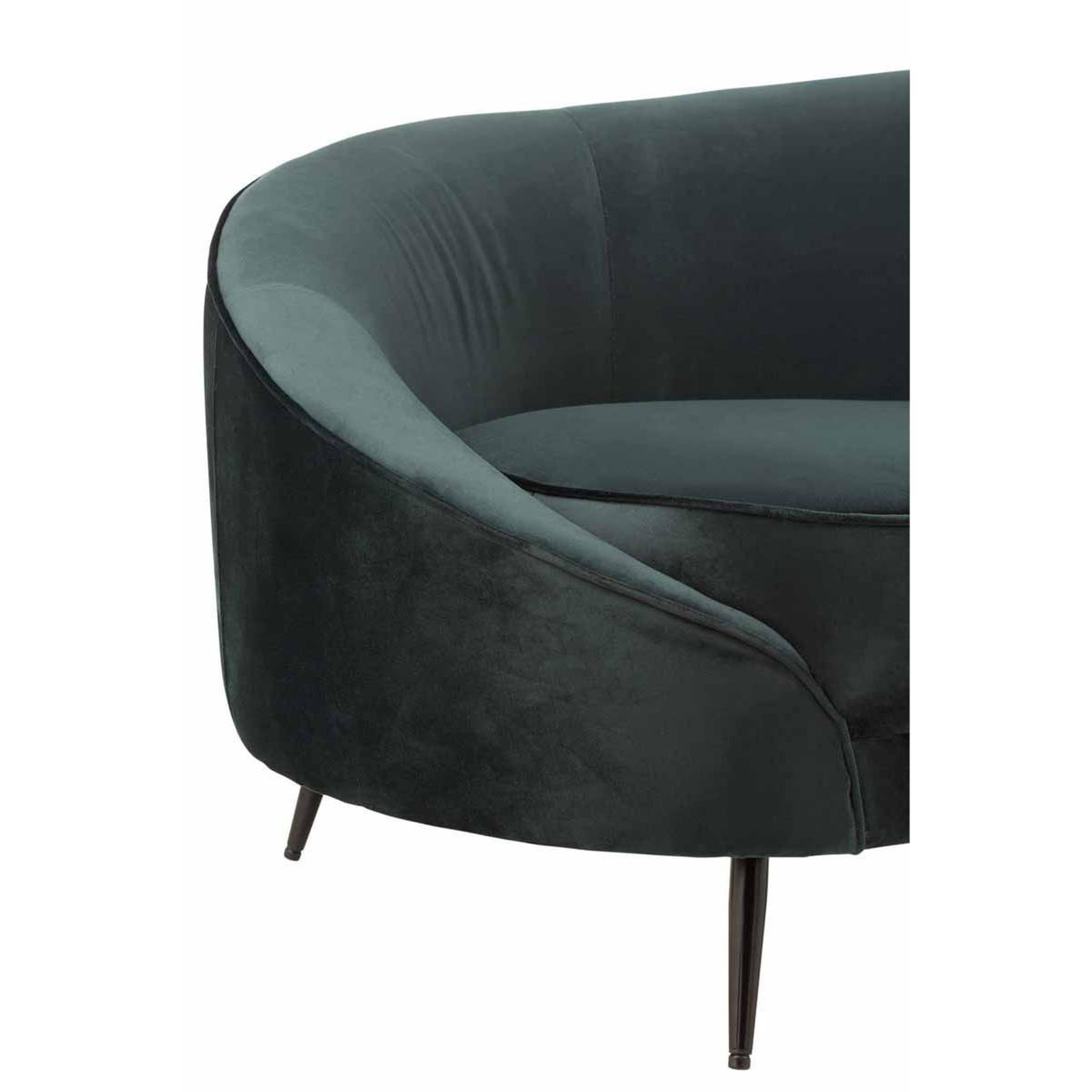 Voir la diapositive 6 : J-LINE Canapé design  sofane  180cm vert