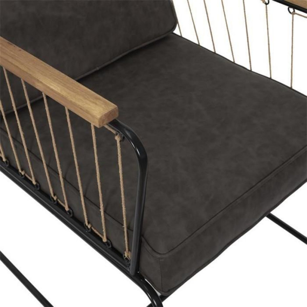 Paris Prix Fauteuil Design  Benson  79cm Marron