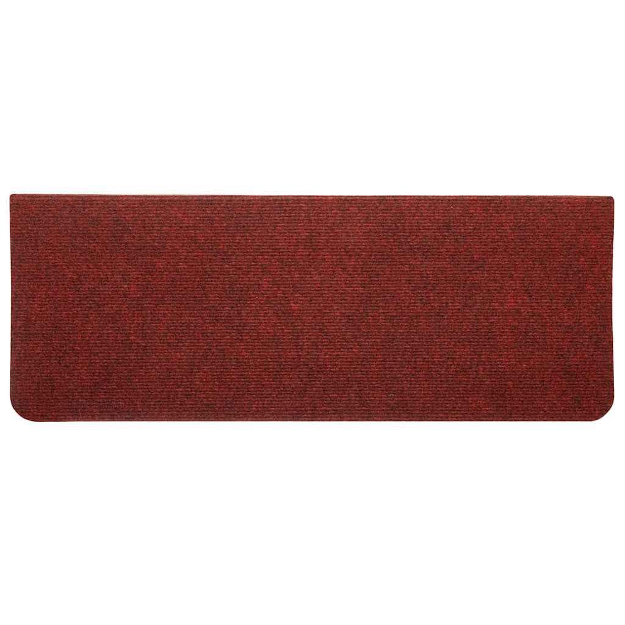 Voir la diapositive 4 : VIDAXL Tapis d'escalier auto-adhesifs 30 pcs rouge 65x24,5x3,5 cm