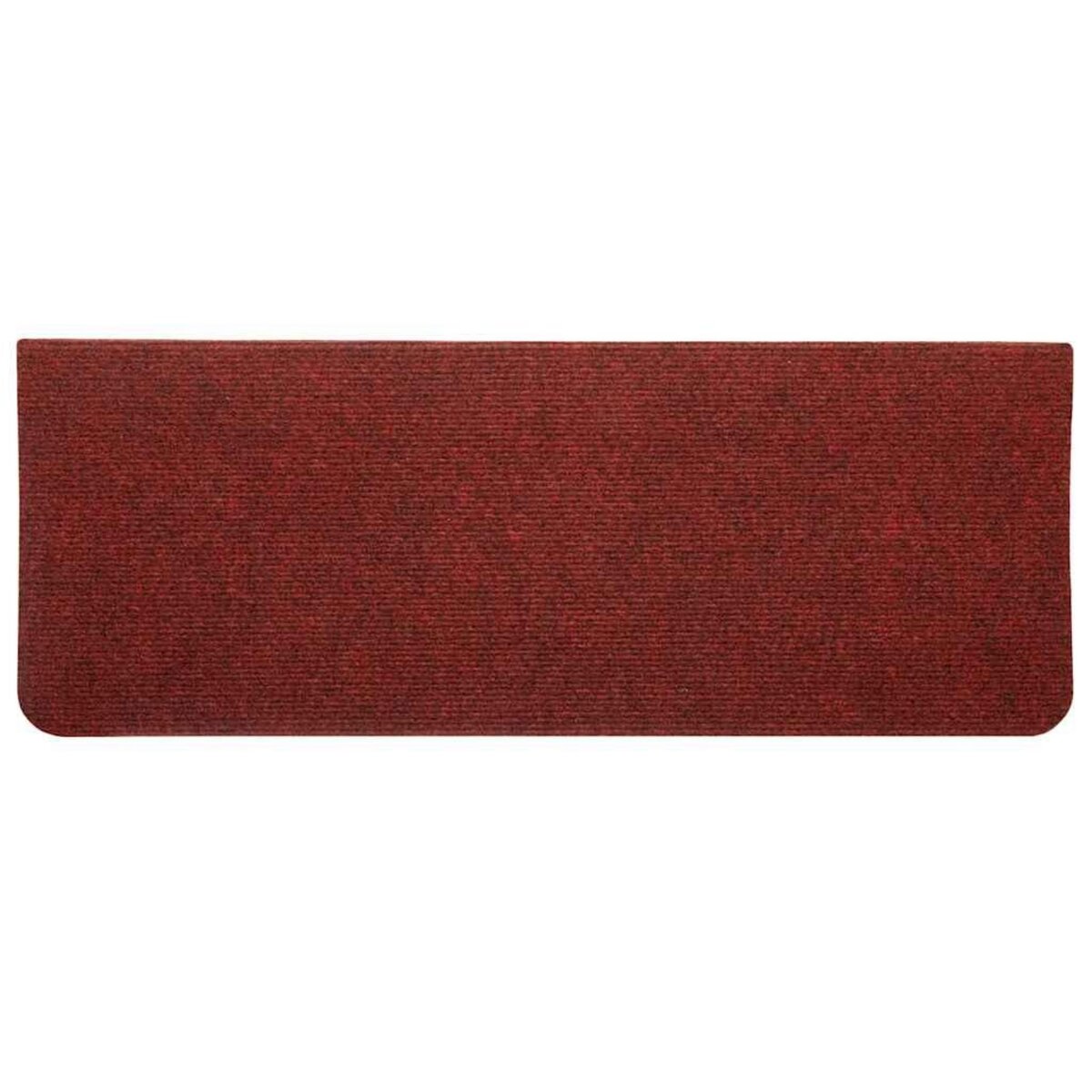 VIDAXL Tapis d'escalier auto-adhesifs 30 pcs rouge 65x24,5x3,5 cm