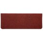 Voir la diapositive 4 : VIDAXL Tapis d'escalier auto-adhesifs 30 pcs rouge 65x24,5x3,5 cm
