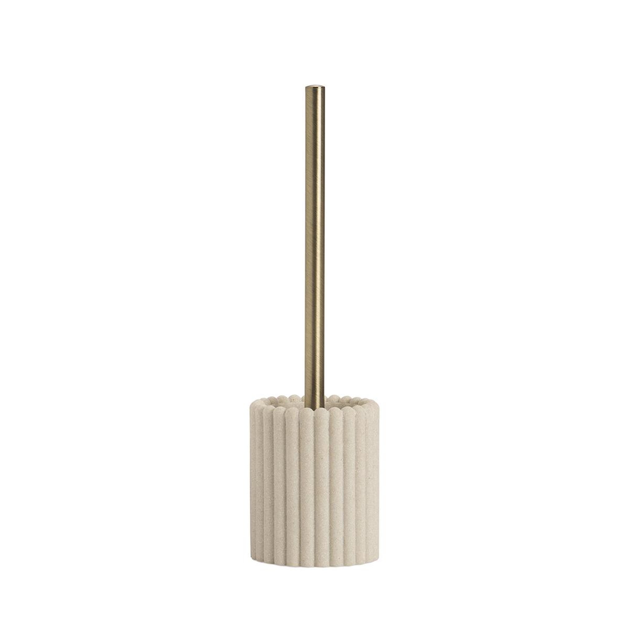 MAISON AUBERTIN Brosse wc resine beige lugano