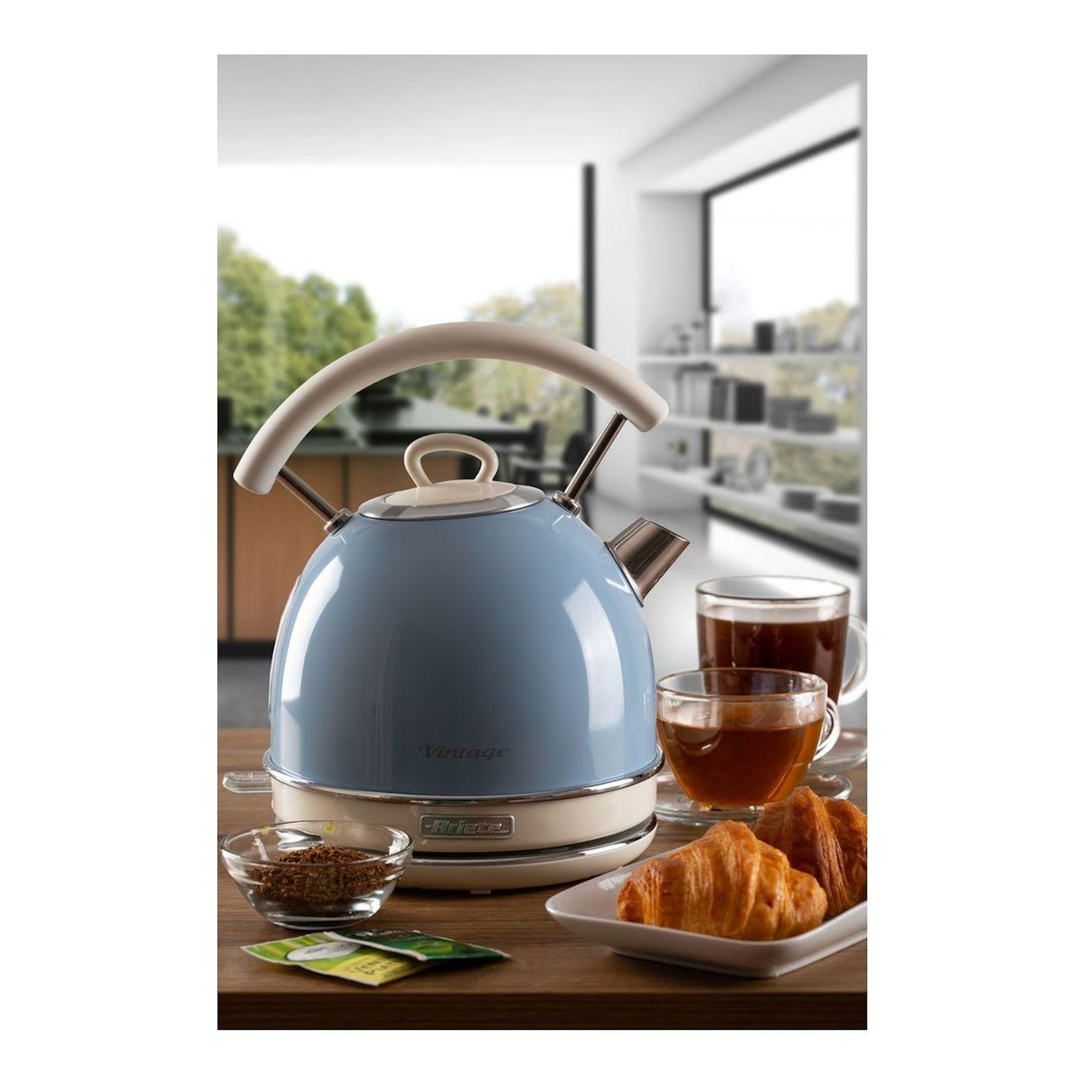 ARIETE Bouilloire vintage bleue 1.7l