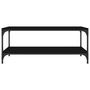 Voir la diapositive 4 : VIDAXL Table basse Noir 80x50x40 cm Bois d'ingenierie