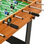 Voir la diapositive 6 : VIDAXL Table de football pliante 121 x 61 x 80 cm Marron clair
