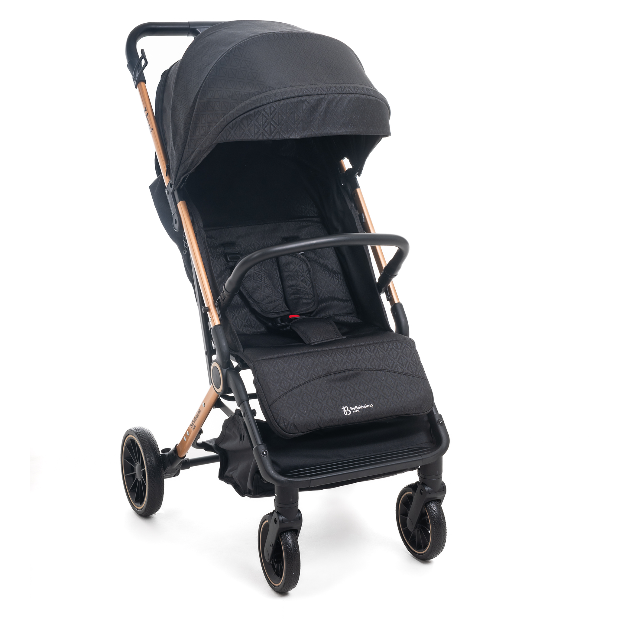 Voir la diapositive 2 : BEBELISSIMO Poussette combinée duo 2 en 1 - siège auto 0+ Lioni – dès la naissance – jusqu'à 22kg - noir