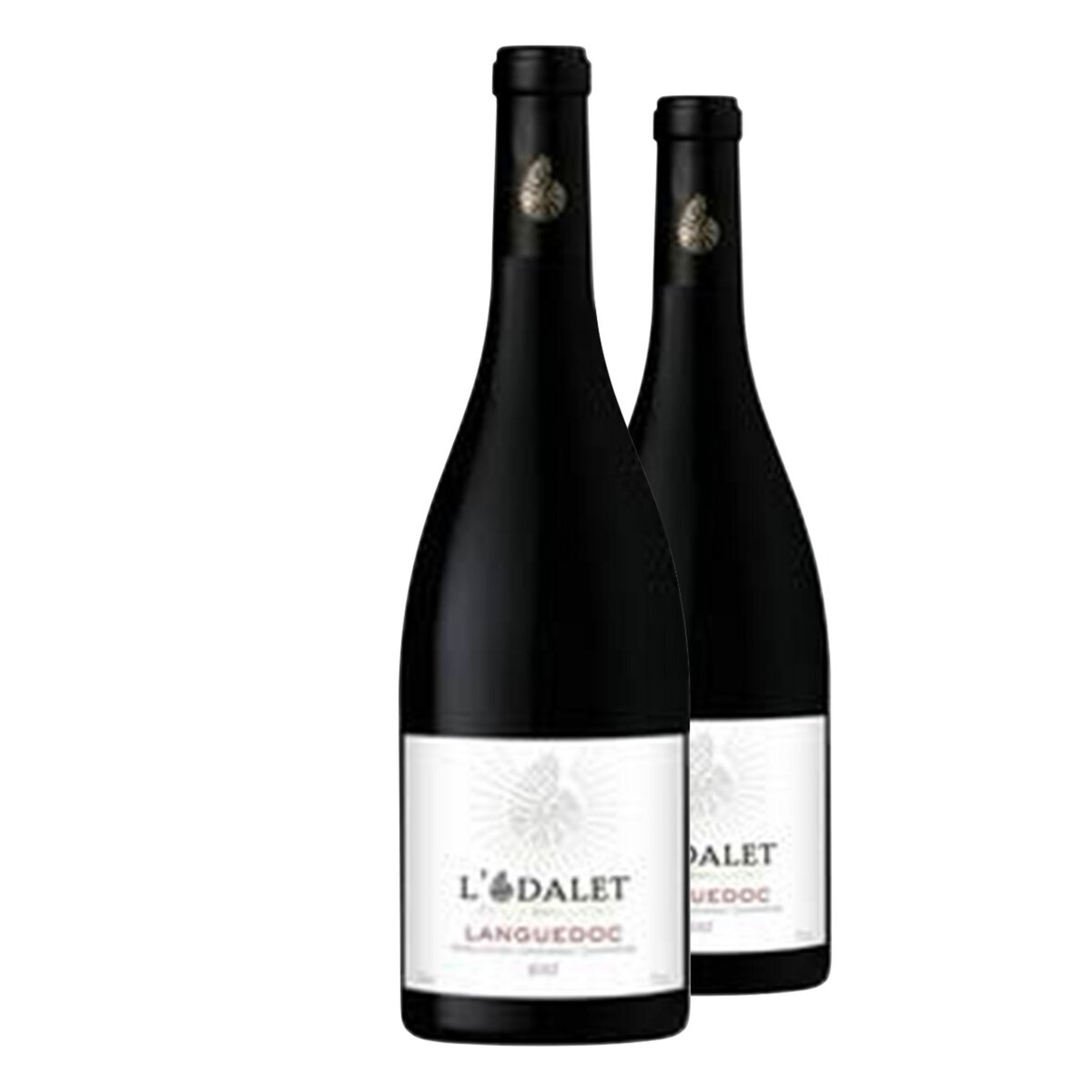 Lot de 2 bouteilles Languedoc L'Odalet Rouge 2017