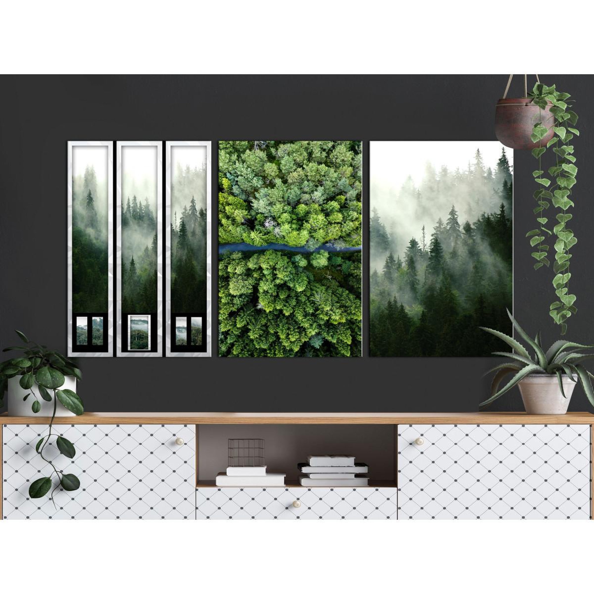 Voir la diapositive 2 : Paris Prix Tableau imprimé  forest collection