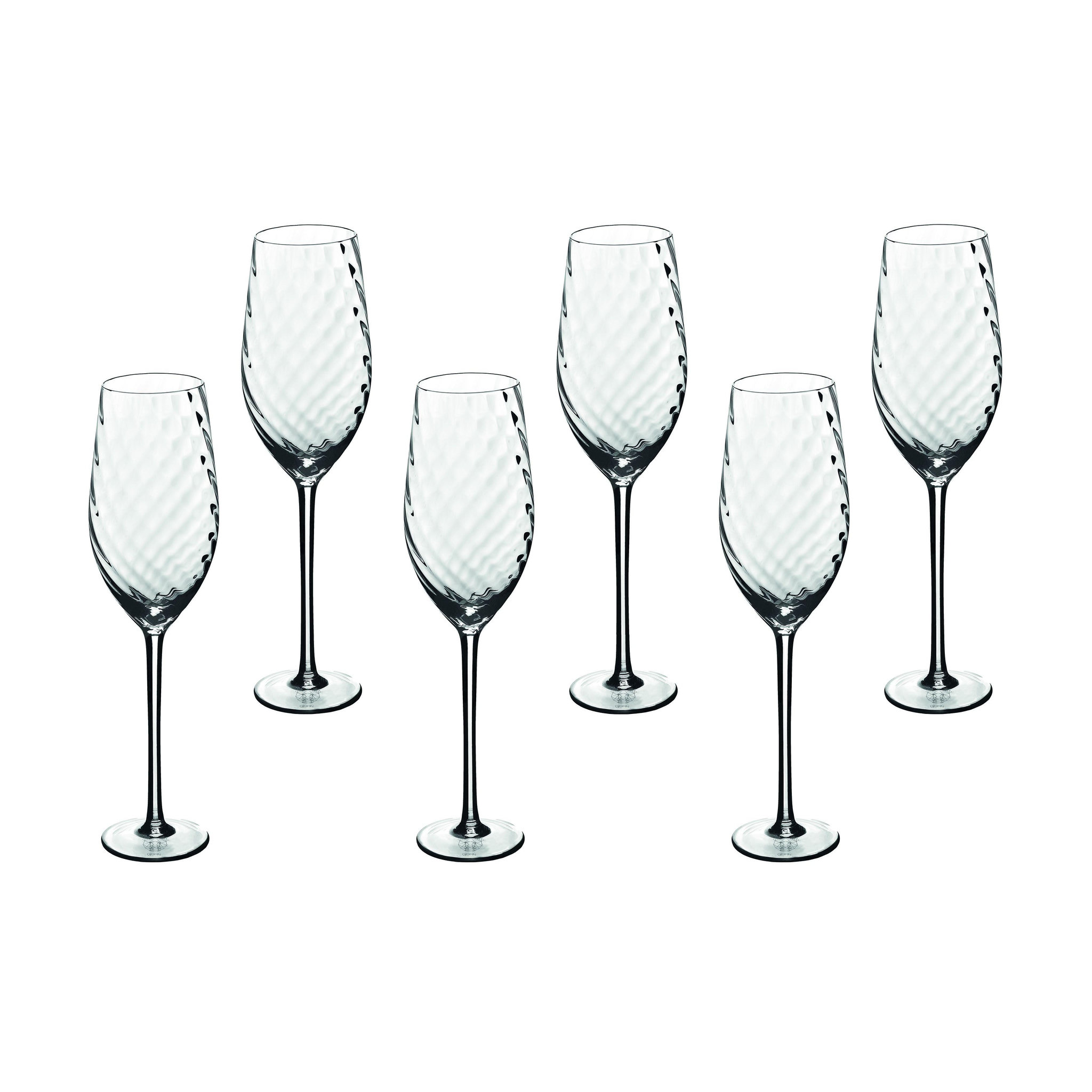 Voir la diapositive 2 : BJORN Verre à pied 36cl sten - 6 pièces