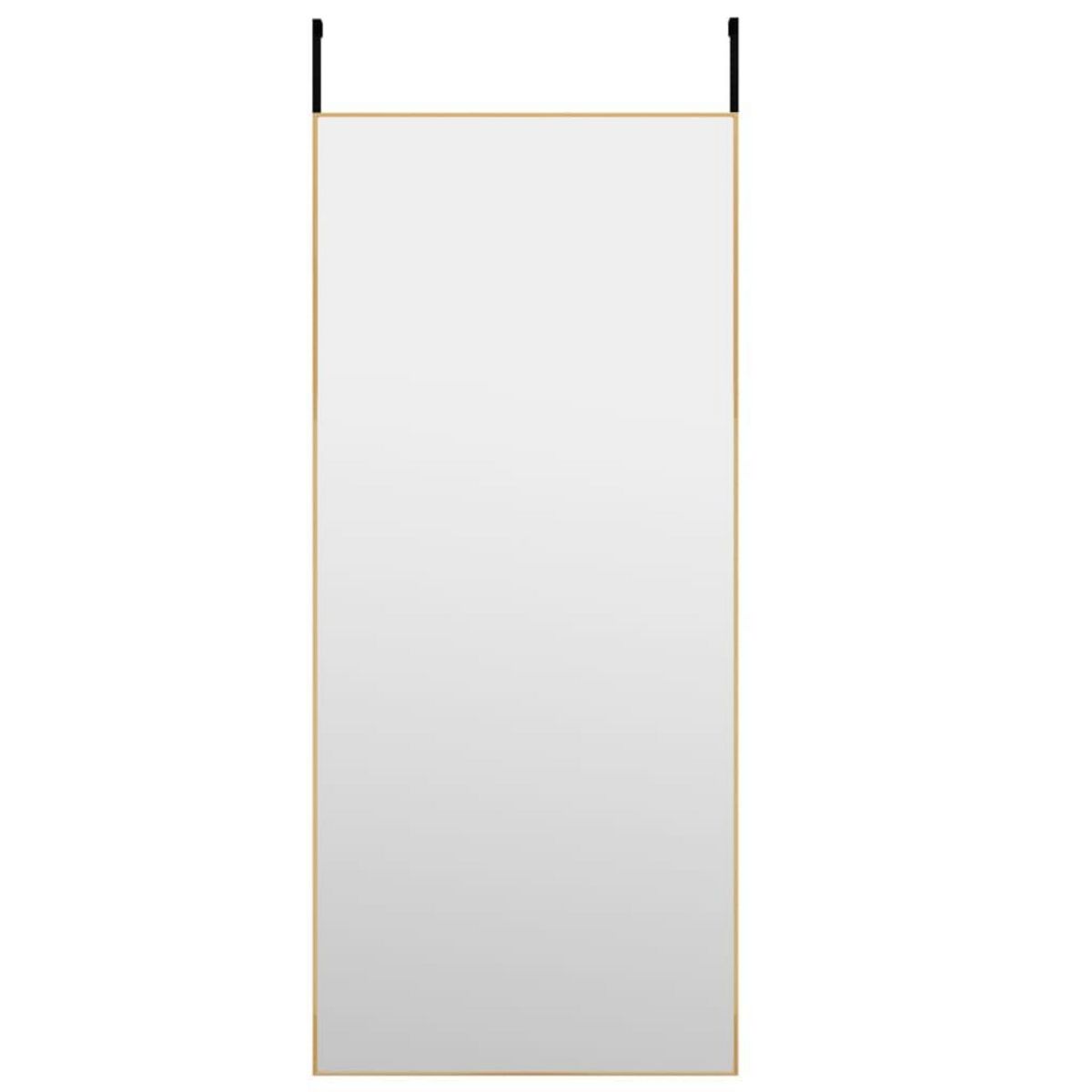 VIDAXL Miroir de porte Dore 40x100 cm Verre et aluminium