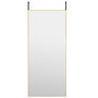 Voir la diapositive 2 : VIDAXL Miroir de porte Dore 40x100 cm Verre et aluminium