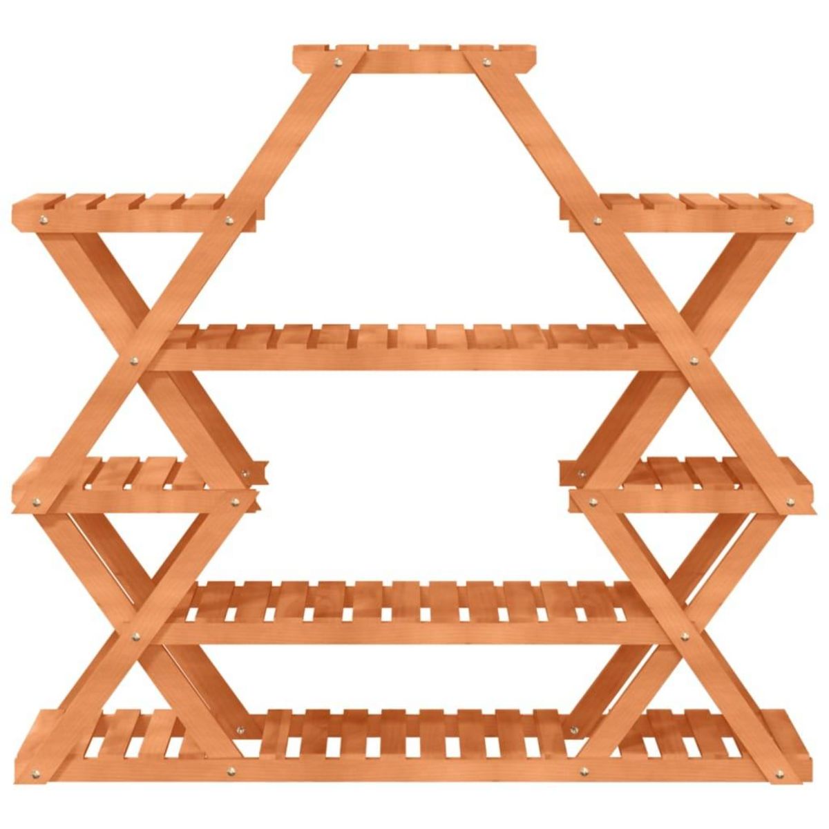 VIDAXL Support a fleurs 110x25x105 cm bois massif de sapin