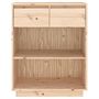Voir la diapositive 5 : VIDAXL Armoire console 60x34x75 cm Bois de pin solide
