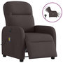 Voir la diapositive 1 : VIDAXL Fauteuil de massage inclinable electrique Marron fonce Tissu